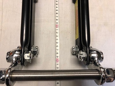  Hare - narrow Springer вилка -2 дюймовый хромированный вынос руля вал диаметр 1 дюймовый Knuckle panhead экскаватор спорт Star 