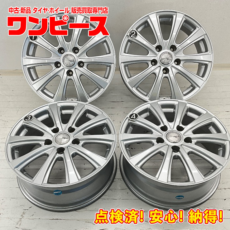 中古アルミホイール 4本セット 16×6.5J +45 5穴 PCD114.3 16インチ SIBILLA NEXT DZ-10 c975_画像1