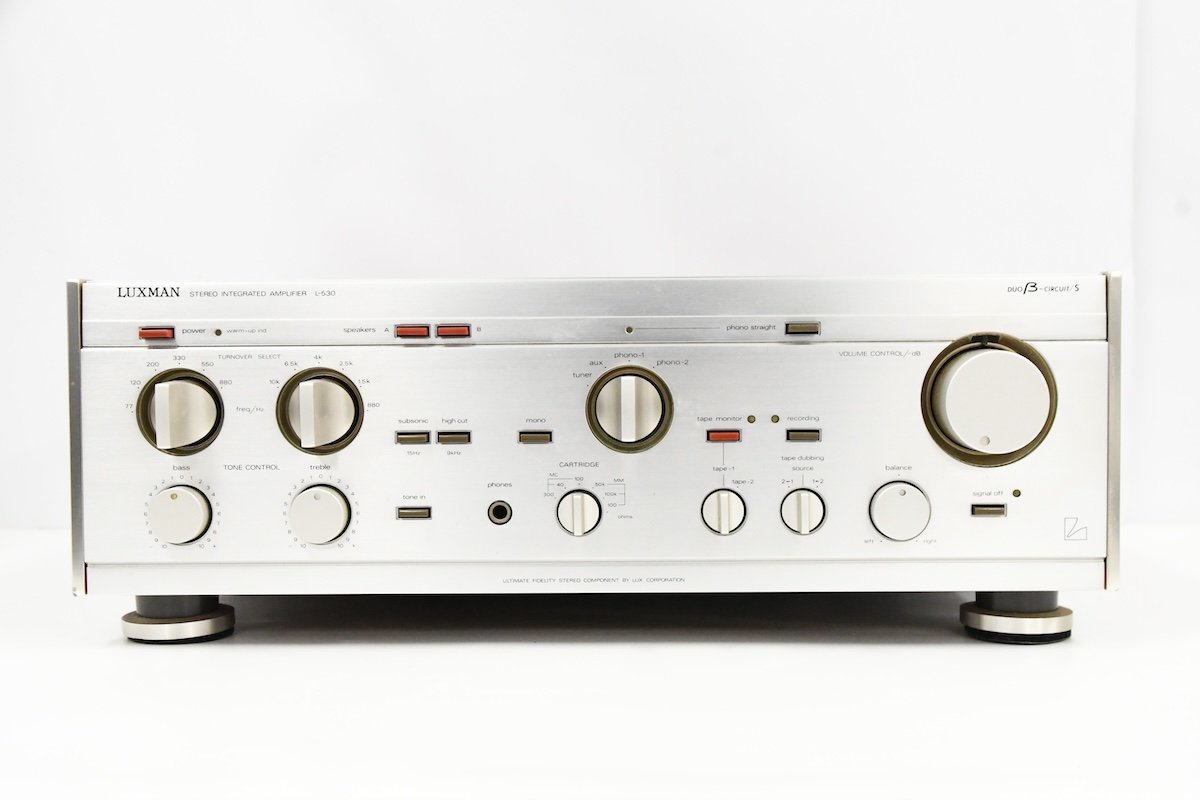 LUXMAN ラックスマン L-530 ステレオプリメインアンプ ジャンク Y20780639_画像1