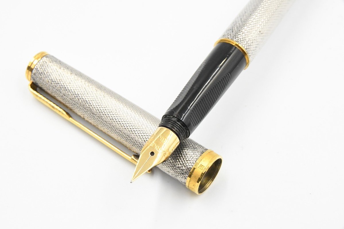 PARKER パーカー Premier プリミア ペン先 18K XF シルバー 20761598_画像1