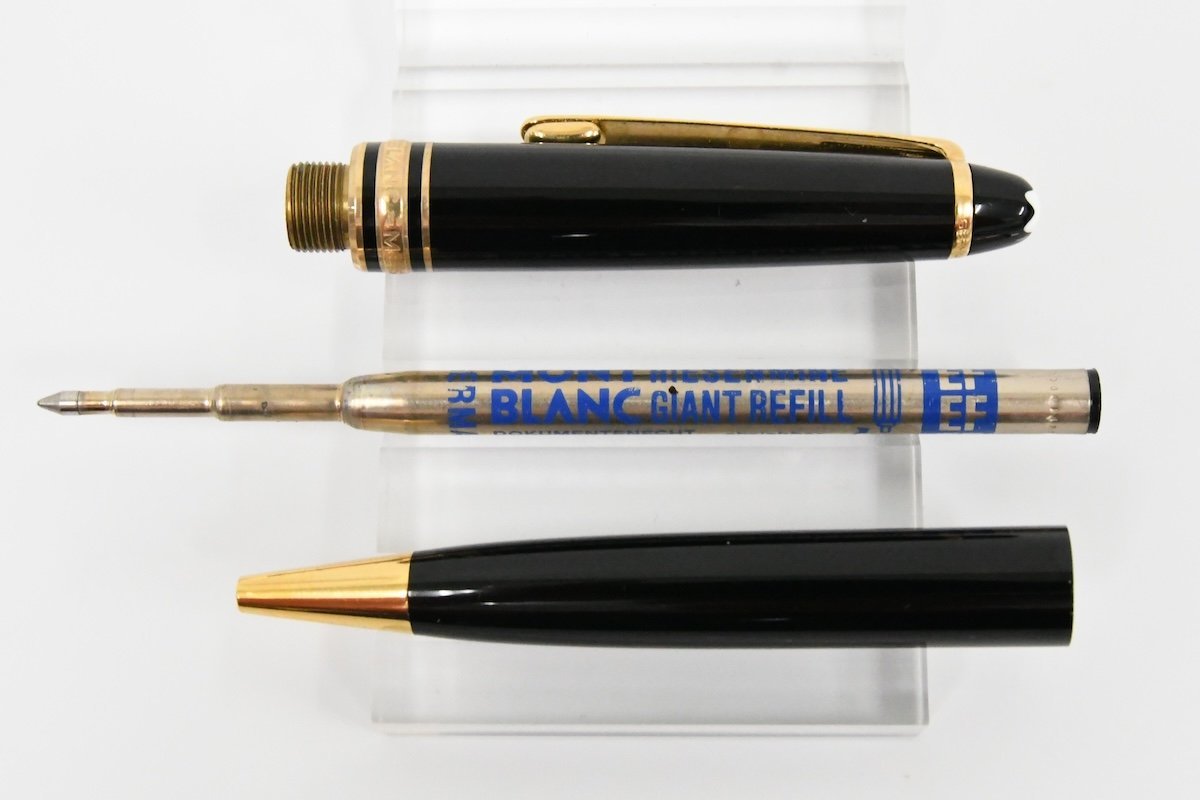 MONTBLANC モンブラン MEISTERSTUCK マイスターシュテュック クラシック 164 ブラックxゴールド ツイスト式 ボールペン 20742717_画像4