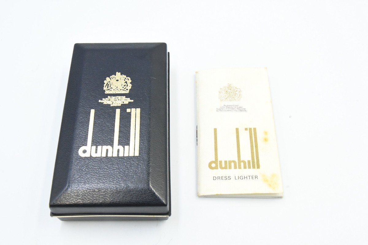 Dunhill ダンヒル DRESS LIGHTER ドレスライター ゴールド ガスライター 喫煙具 箱 Y20760763_画像9