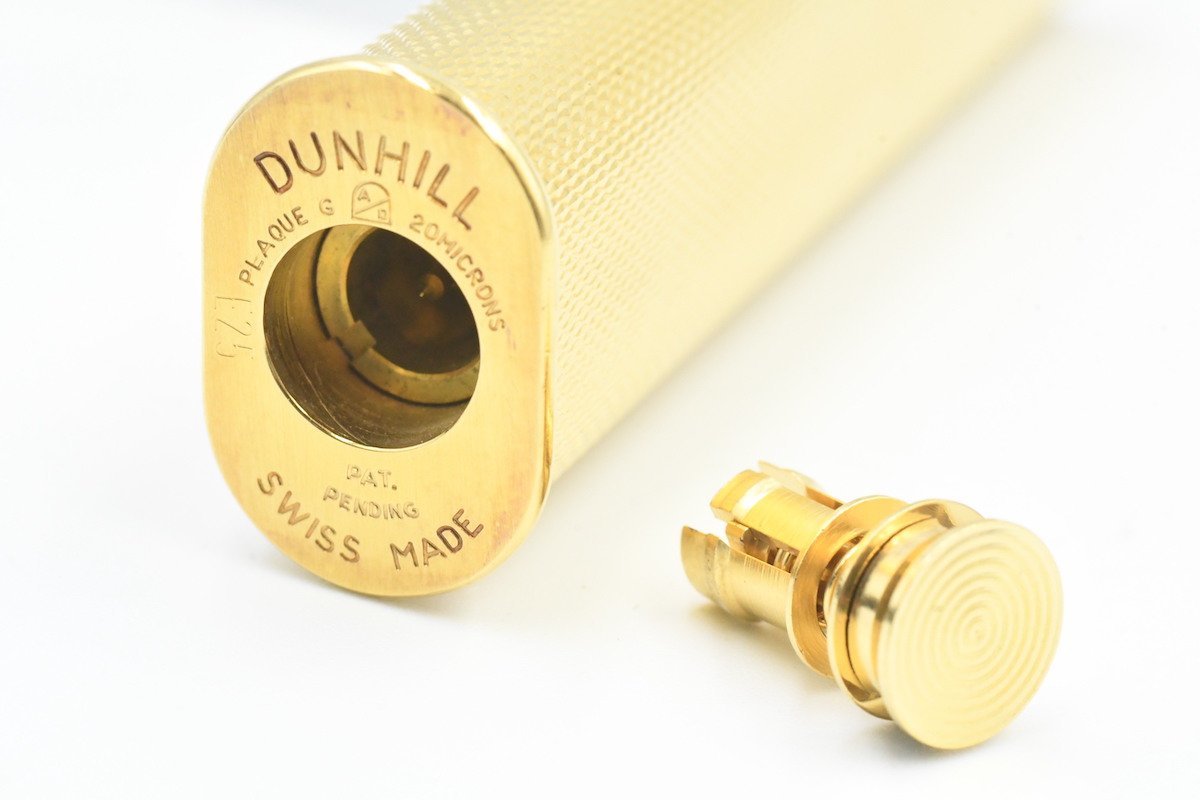 Dunhill ダンヒル DRESS LIGHTER ドレスライター ゴールド ガスライター 喫煙具 箱 Y20760763_画像8