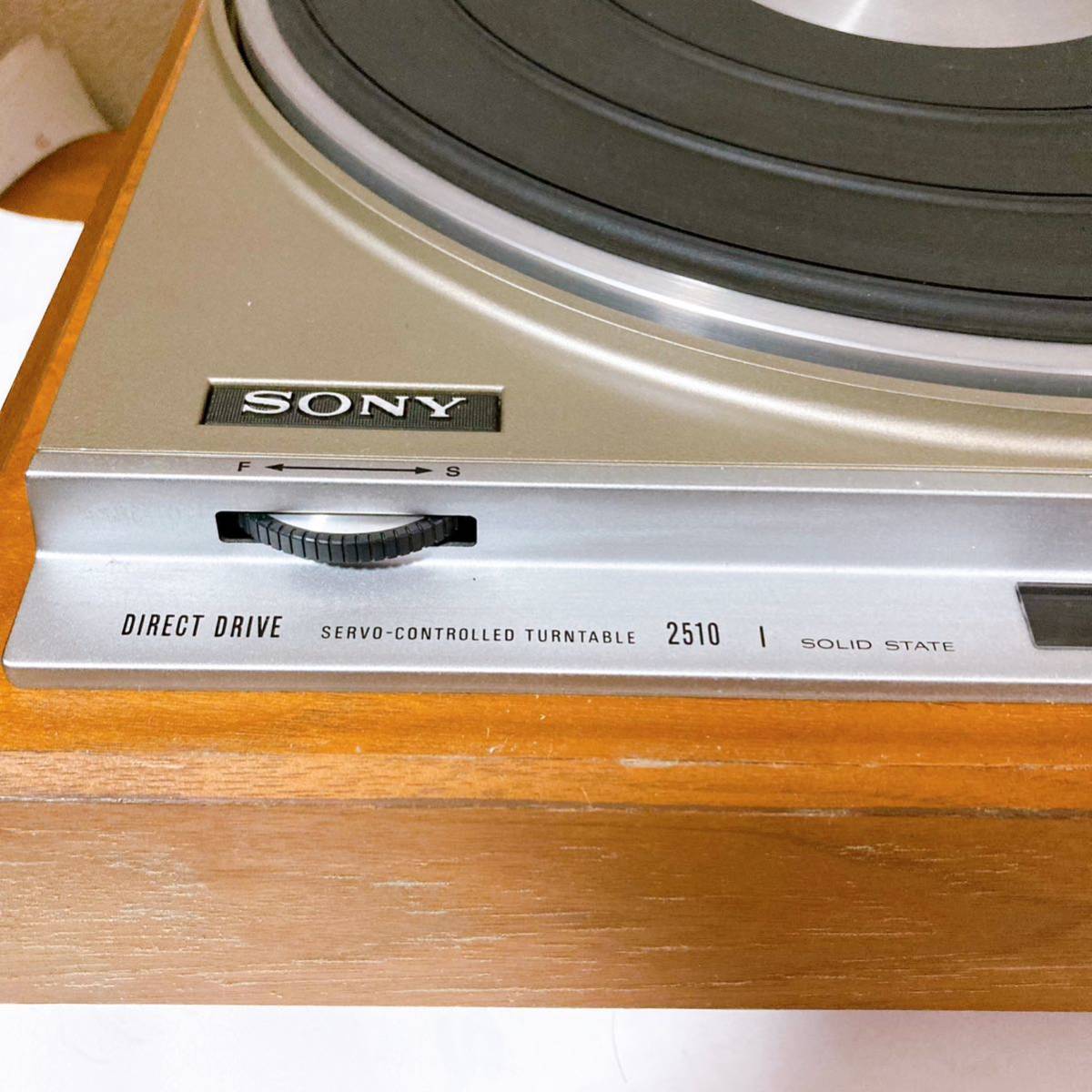 ソニー ダイレクトドライブ レコードプレーヤー PS-2510 【SONY ターンテーブル】_画像5