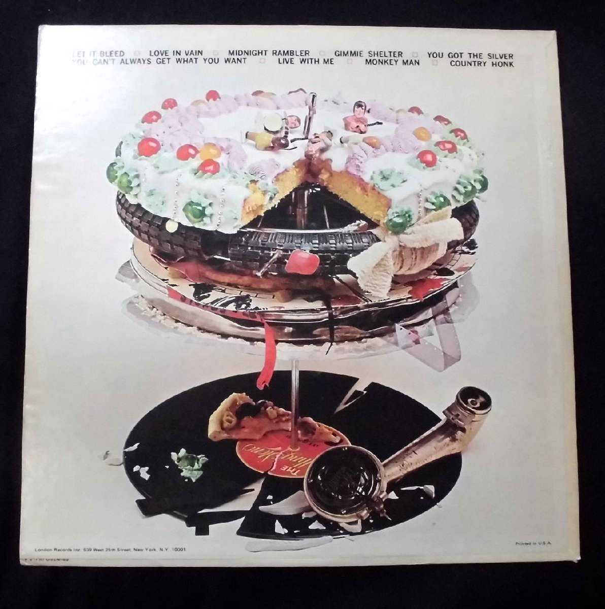 ●US-London Recordsオリジナルw/Poster!! Rolling Stones / Let It Bleed_画像2