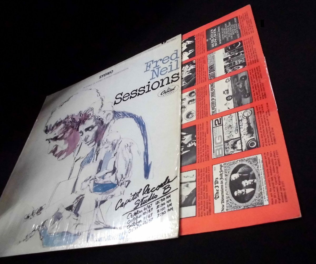 ●US-Capitol RecordsオリジナルStereo,w/Shrink!! Fred Neil / Sessions_画像5