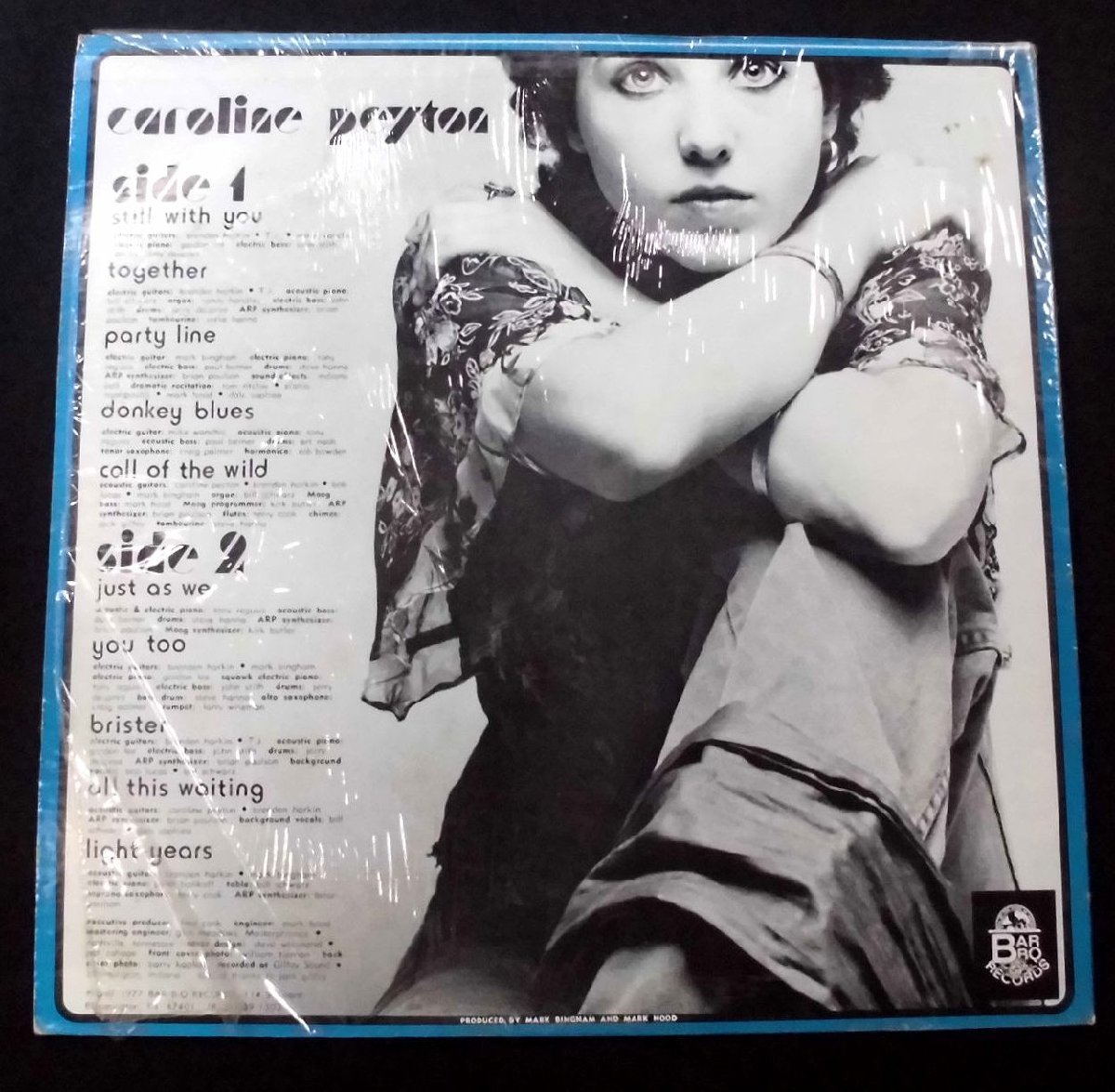 ●US-Bar-B-Q RecordsオリジナルEX+:EX Copy!! Caroline Peyton / Intuition_画像2