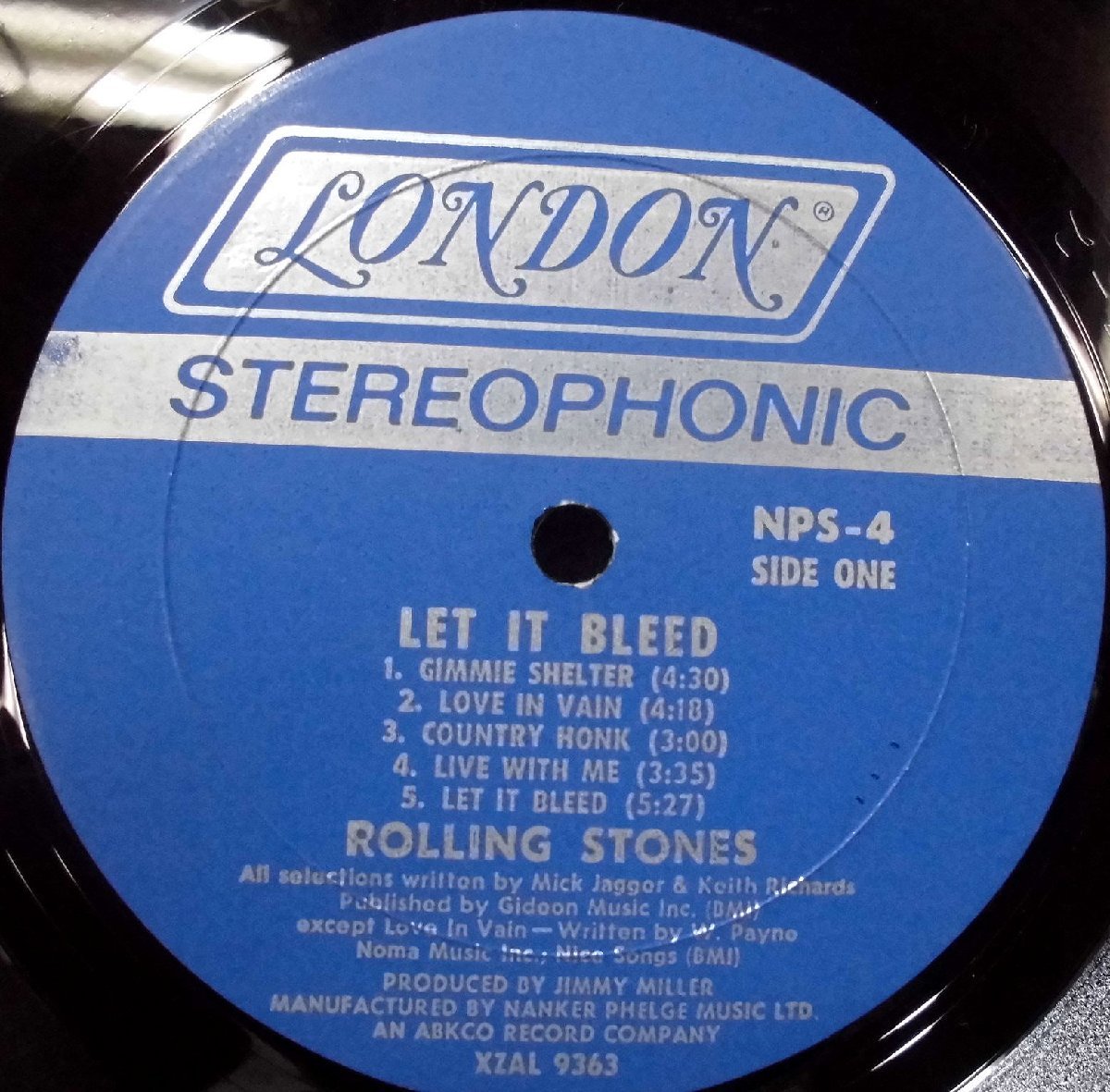 ●US-London Recordsオリジナルw/Poster!! Rolling Stones / Let It Bleed_画像9