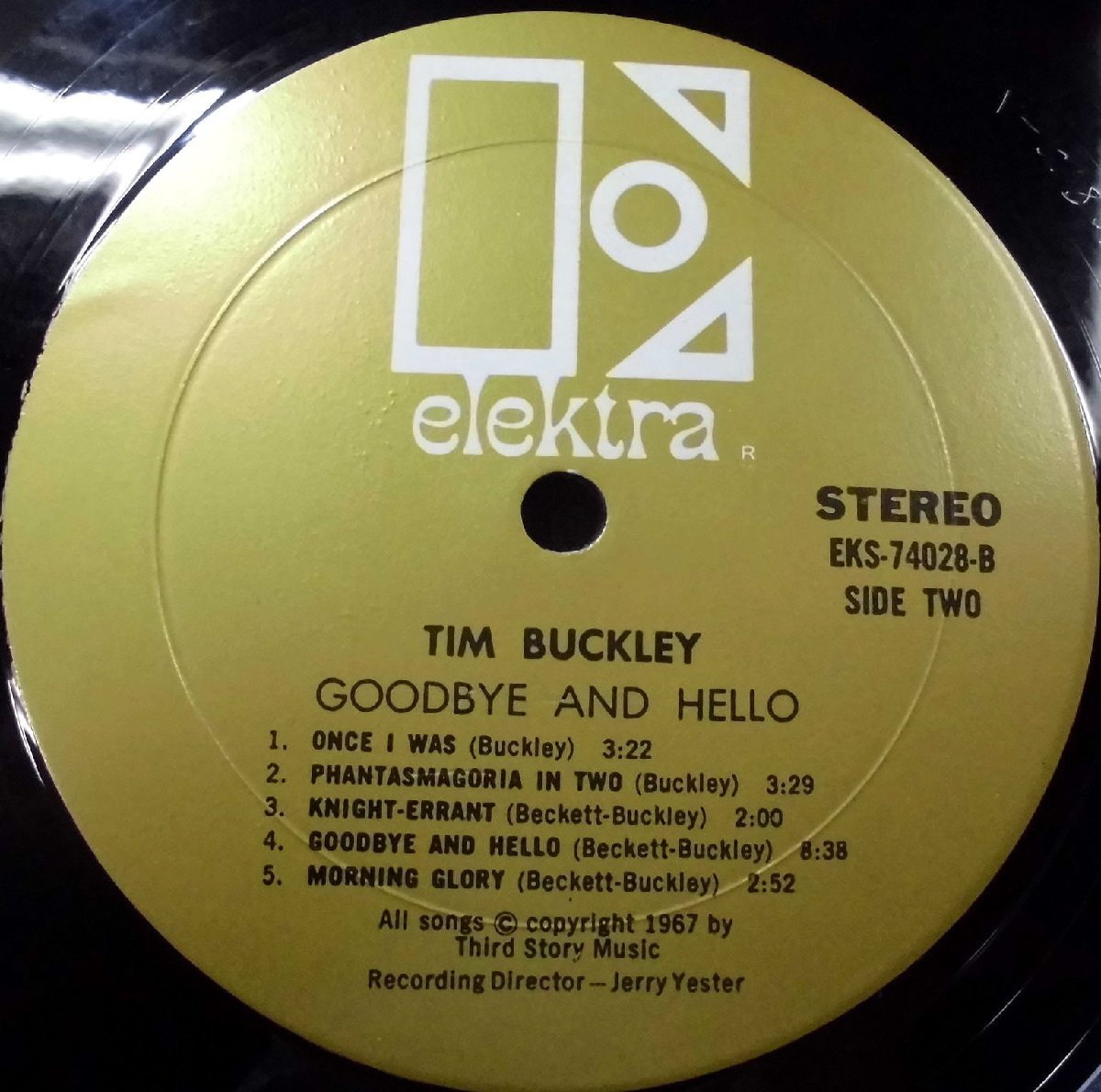 ●US-ElektraオリジナルStereo,w/Gold-Labels!! Tim Buckley / Goodbye And Hello_画像9