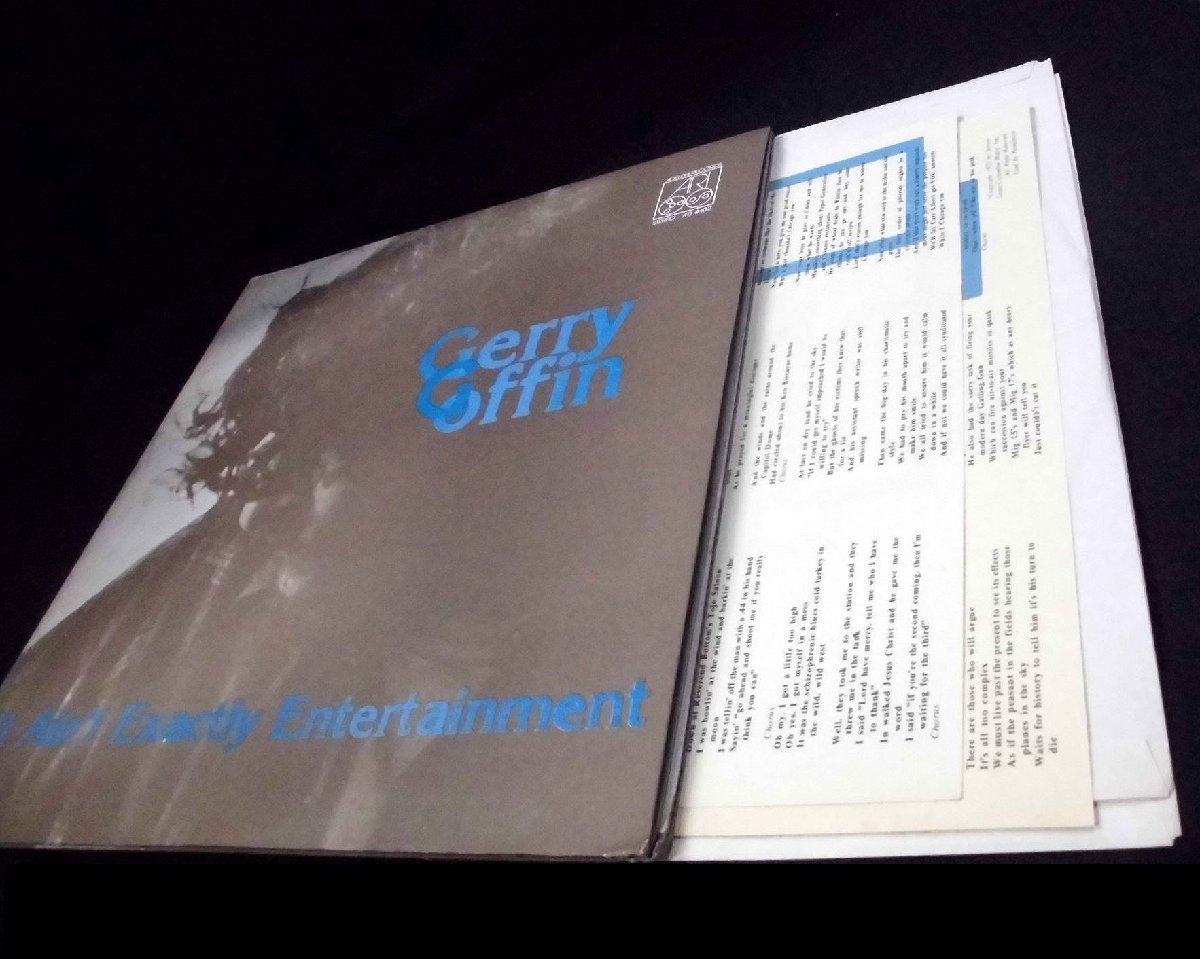 ●US-Adelphi Recordsオリジナル2LP,w/insert×2,EX:EX Copy!! Gerry Goffin / It Ain't Exactly Entertainment_画像5