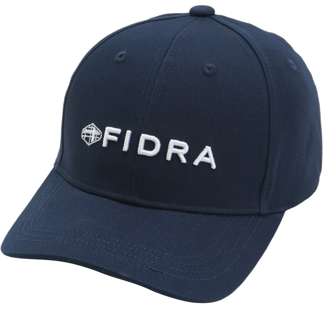 送料無料　新品未使用　フィドラ　FIDRA 2023モデル　3D刺繍ツイルキャップ　ネイビー　サイズフリー_画像1