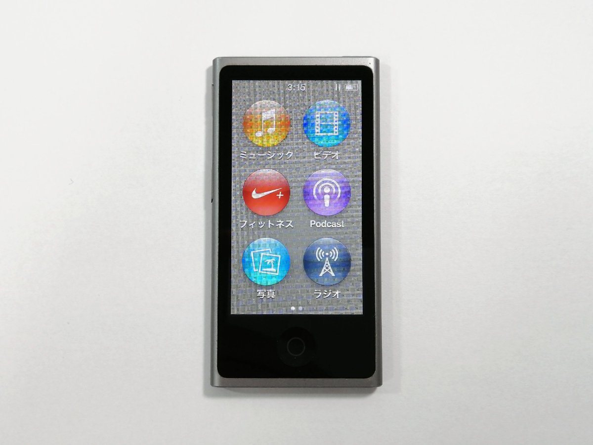 動作確認済 iPod nano 16GB スペースグレイ　B3_画像1