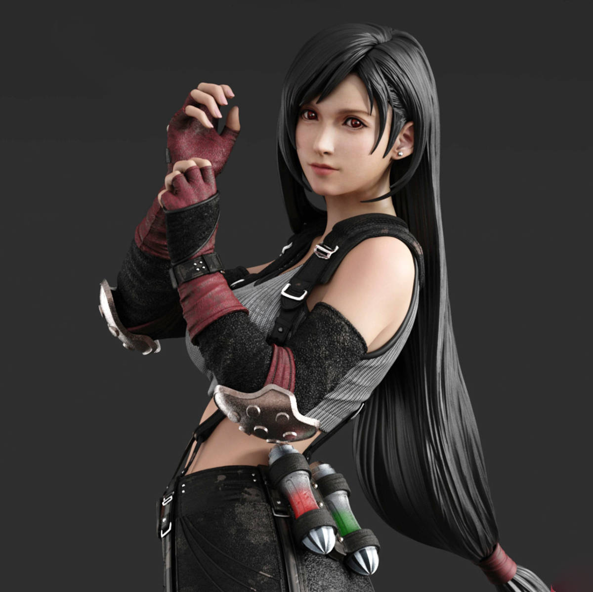 FFVII ティファ・ロックハート 58cm 完成&塗装済みガレージ FFVII ティファ・ロックハート 58cm 完成&塗装済みガレージ