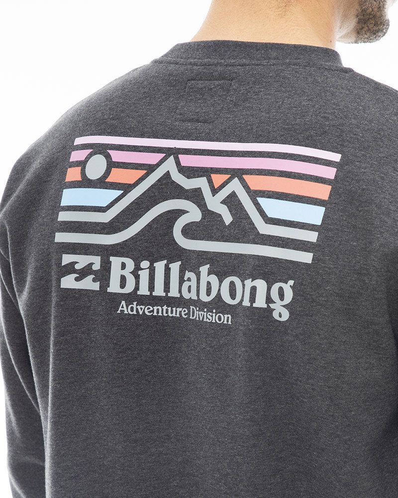 【SALE】 ★送料無料★2023秋冬 新品【BILLABONG/ビラボン】【A/Div.】 ADIV LOGO CREW 撥水トレーナー BKH メンズXL BD012-012_画像6