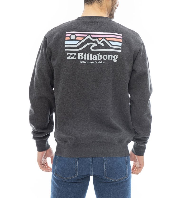 【SALE】 ★送料無料★2023秋冬 新品【BILLABONG/ビラボン】【A/Div.】 ADIV LOGO CREW 撥水トレーナー BKH メンズL BD012-012