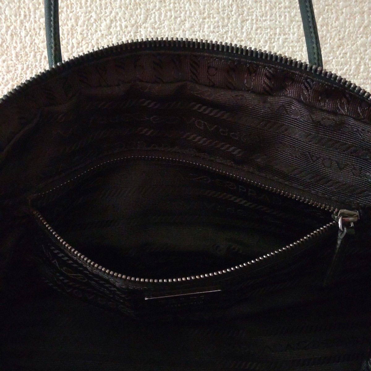 プラダ PRADA ナイロン ハンドバッグ ミニボストンバッグ 三角ロゴ