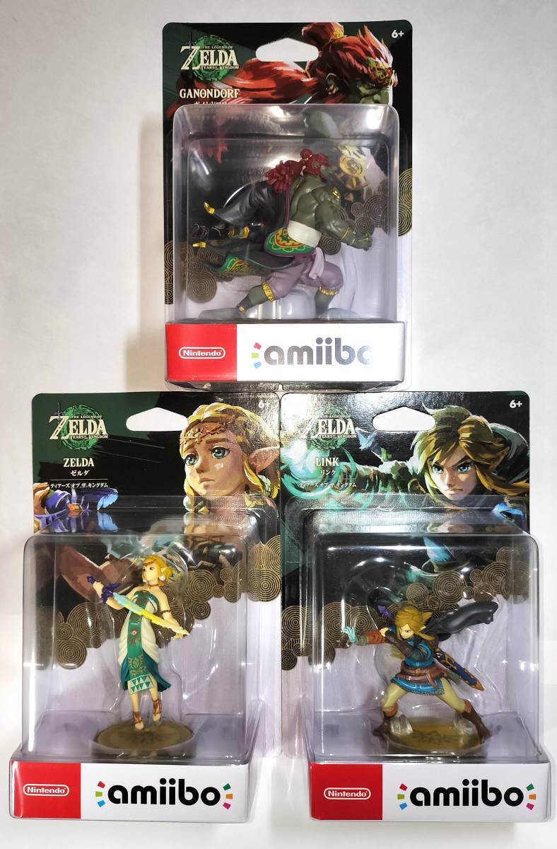 未開封新品 amiibo リンク ゼルダ ガノンドロフ【ティアーズ オブ ザ