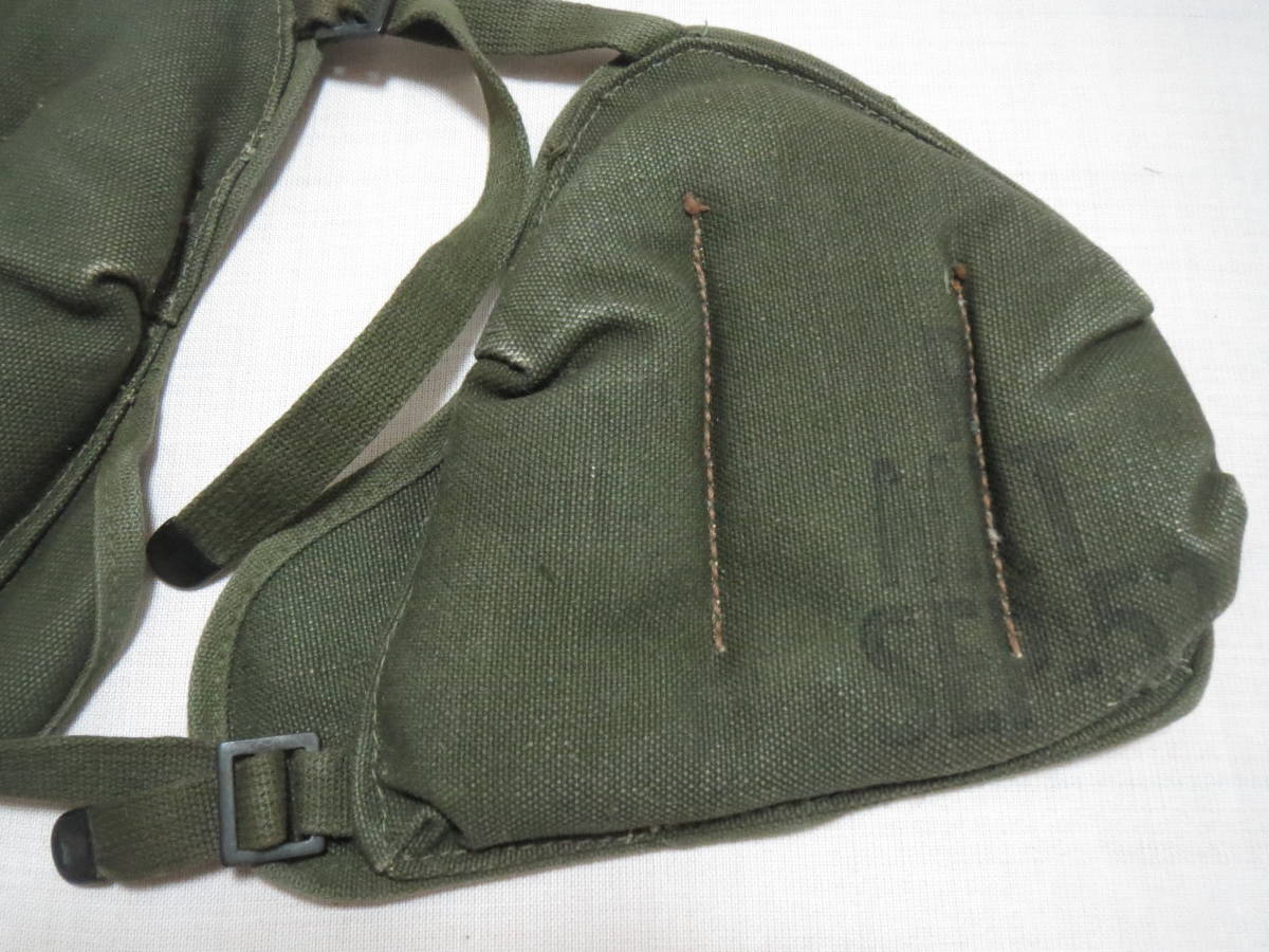 珍品 入手困難 WW2～KOREA～ ベトナム 空挺 M2 M3 モルタル ショルダーパット 迫撃砲 三脚 Mortar Crew Shoulder Pads ベトナム_画像3