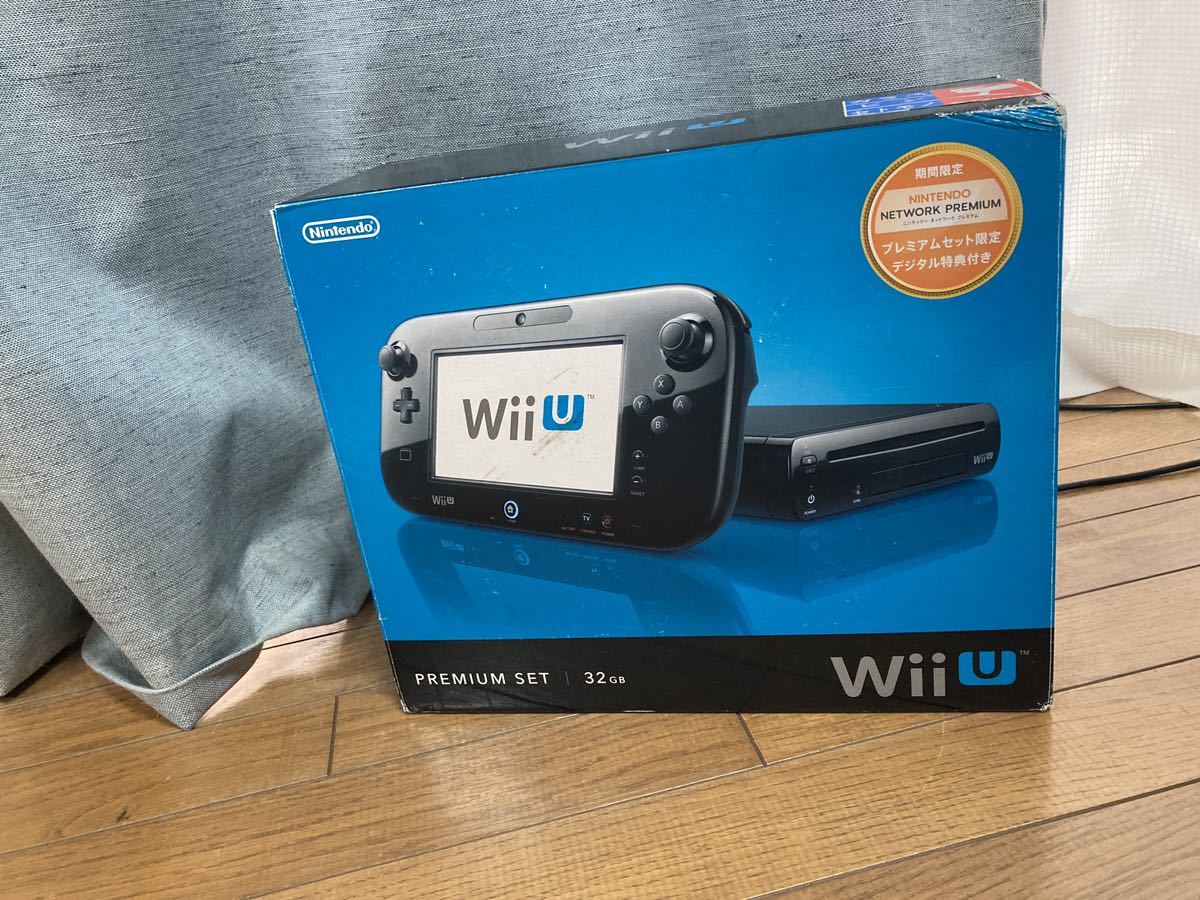 23-0230E 動作確認済 任天堂 Nintendo WiiU Wii U 本体 32GB WUP-101 WUP-010 黒 ジャンク_画像8