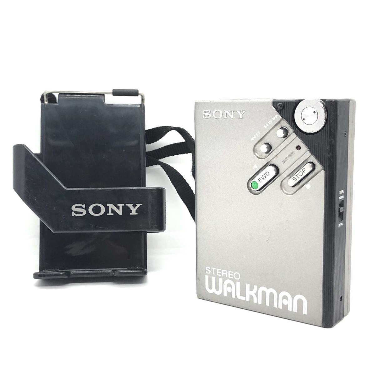 L【現状販売品】NY ソニー Walkman WM-2 ウォークマン2　専用ホルダー　セット_画像2