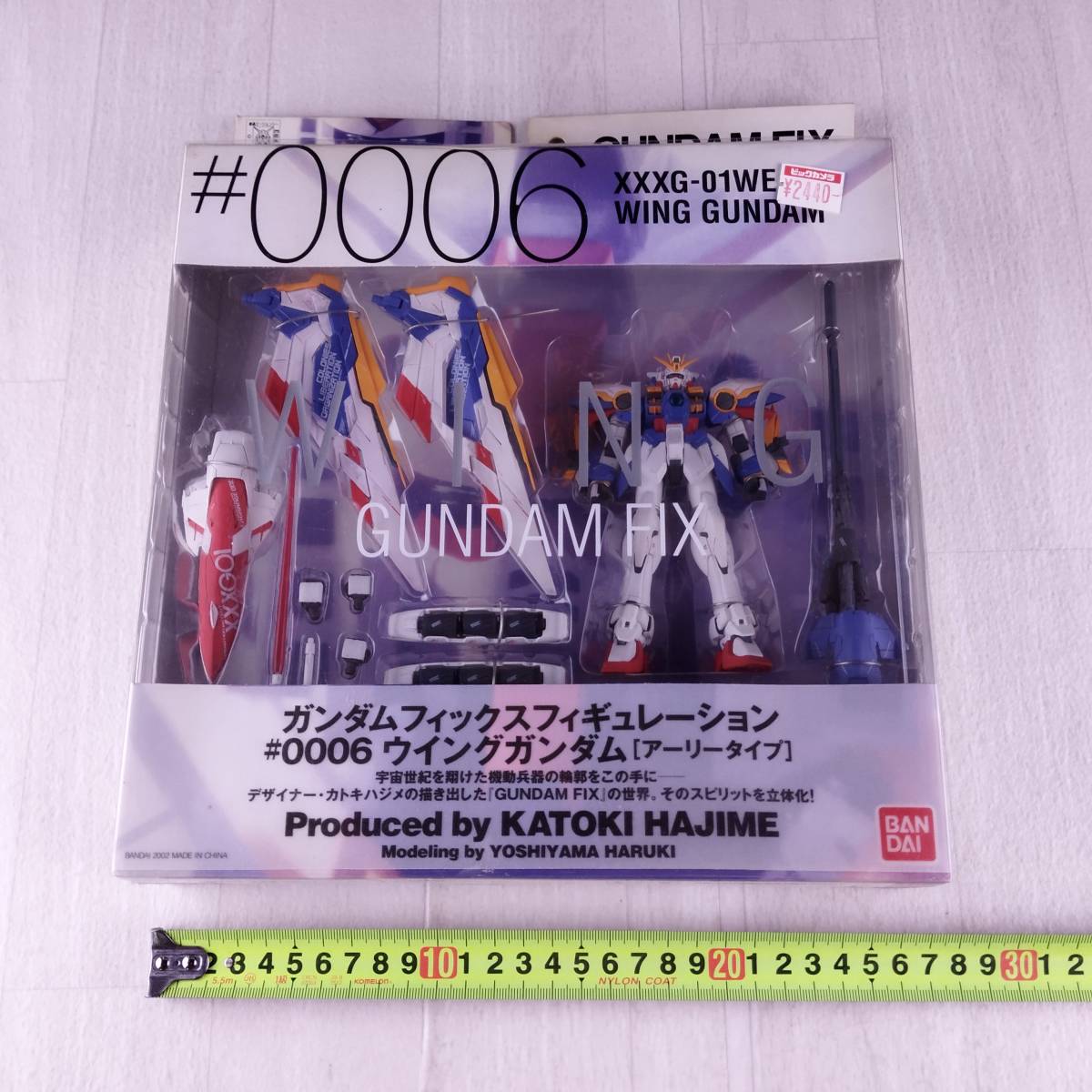 4G2 未開封 フィギュア バンダイ XXXG-01WE ウイングガンダム アーリータイプ GUNDAM FIX FIGURATION #0006 「新機動戦記ガンダムW」_画像1