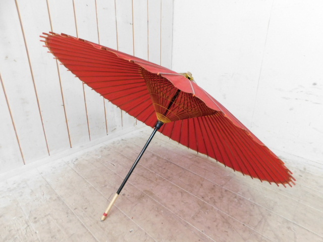 ☆上1894 高級 羽二重傘 一本撰 蛇の目傘 番傘 和傘 雨傘 和装小物