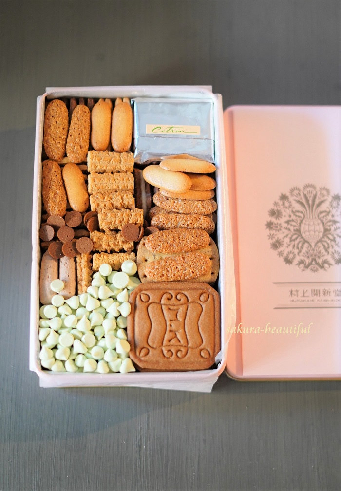 村上開新堂 0号缶 クッキー 焼菓子 東京銘菓 パンフレット付き 村上開新堂 0号缶 クッキー 焼菓子 東京銘菓 パンフレット付き