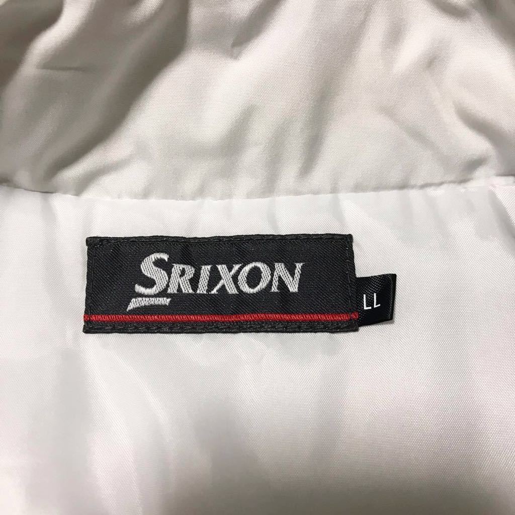 ゴルフ　SRIXON スリクソン　ジャンパー　ジップアップジャケット　フルジップブルゾン 中綿　防寒　　グレー　ブラック　メンズXLサイズ_画像3