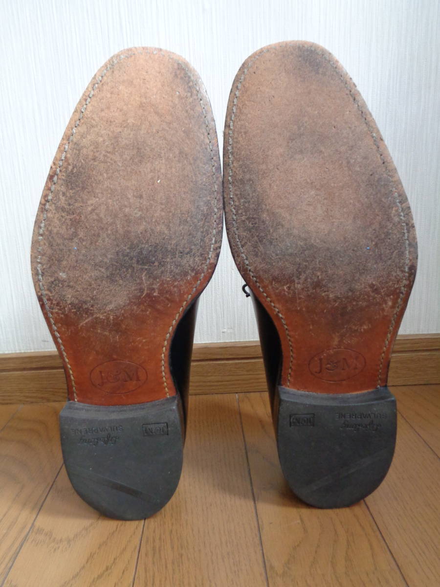 美品 希少 90s ジョンストン&マーフィー ブラック レザー 美品 希少 90s ジョンストン&マーフィー ブラック レザー