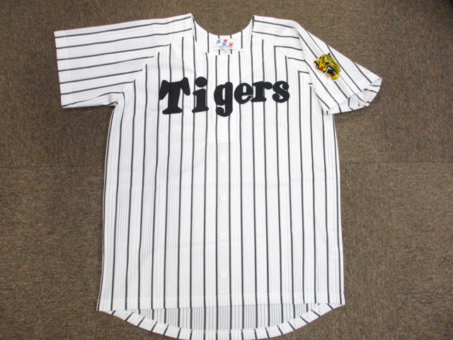 阪神タイガース　オールド　当時もの希少 ユニフォーム メンズL　 90s00sビンテージ ゲームシャツ ベースボールシャツ 応援ジャージ　11071_画像1