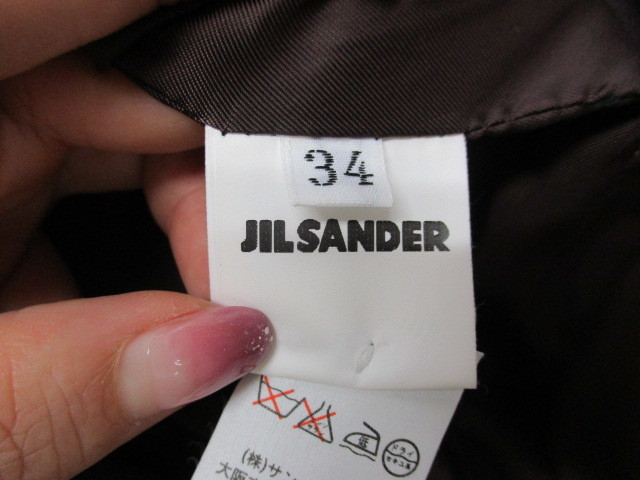 JIL SANDER　ジルサンダー　ダウンジャケット　SIZE３４　茶系　ビッグシルエットダウンジャンパー　オーバーサイズダウンコート　11172_画像5