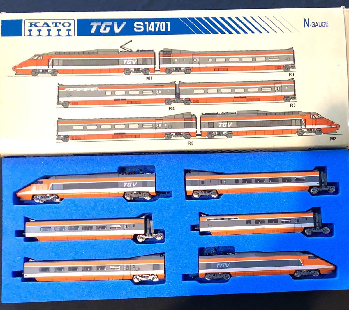 KATO カトー TGV S14701 Nゲージ 6輌セット_画像1
