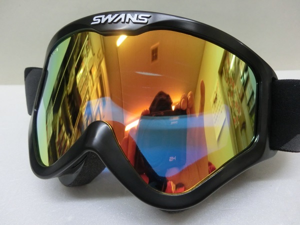 セール価格 SWANS スワンズ ゴーグル MX-797-M オレンジミラー 眼鏡用 メガネの上から装着可能 バイク用ゴーグル オートバイゴーグルの画像1