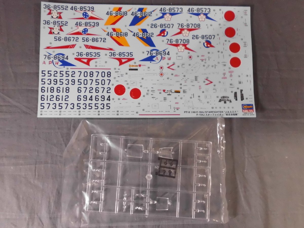 0A0B1c　［未組立/プラモデル］　HASEGAWA　F-104J スアーファイター　航空自衛隊　日本航空自衛隊 戦闘機　1：48スケール　パーツ未開封_画像4