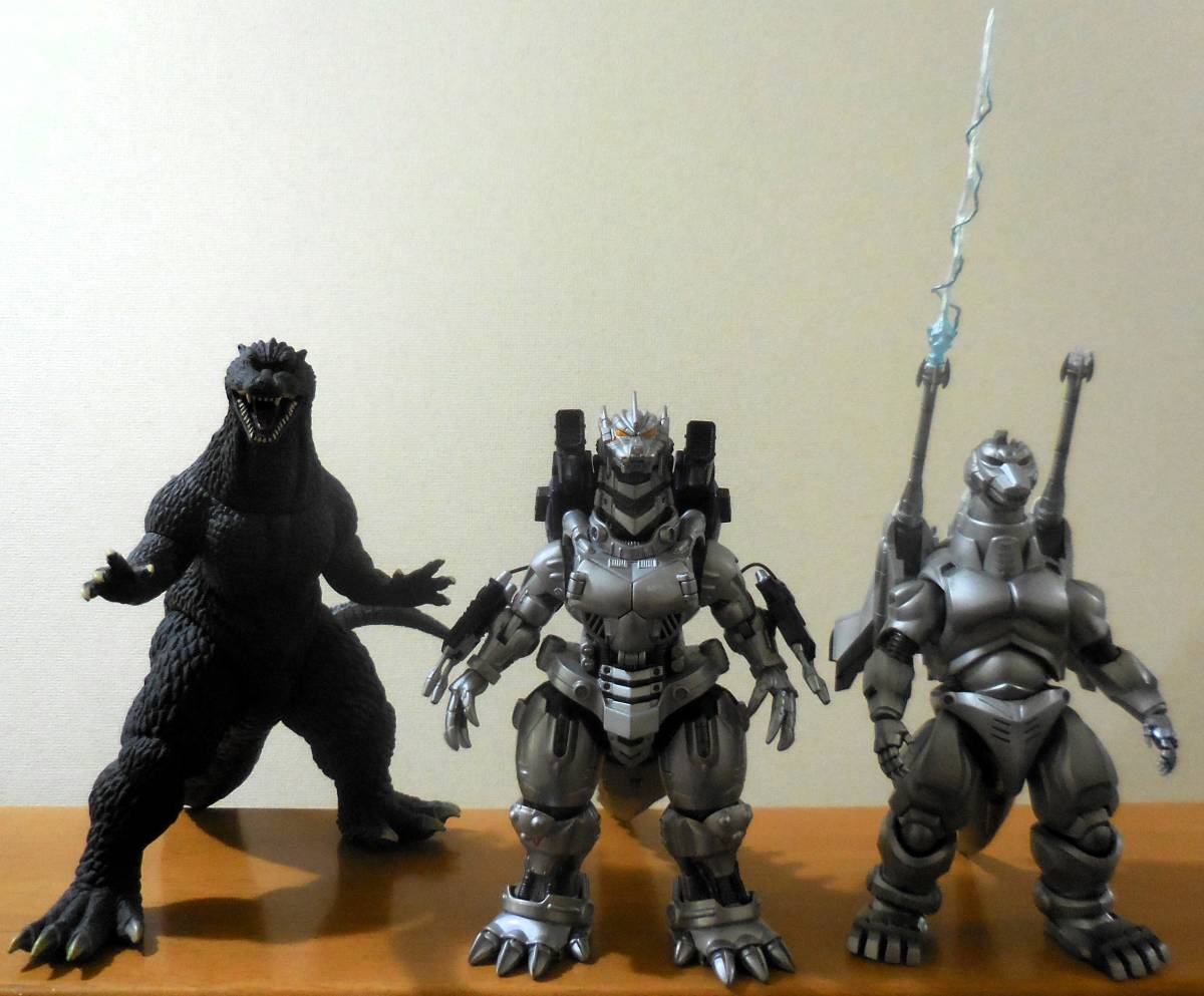 * Godzilla figure set sale set * Chogokin GD-45 Mechagodzilla *S.H.MonsterArts Mechagodzilla &ga Roo da* final War z sofvi 