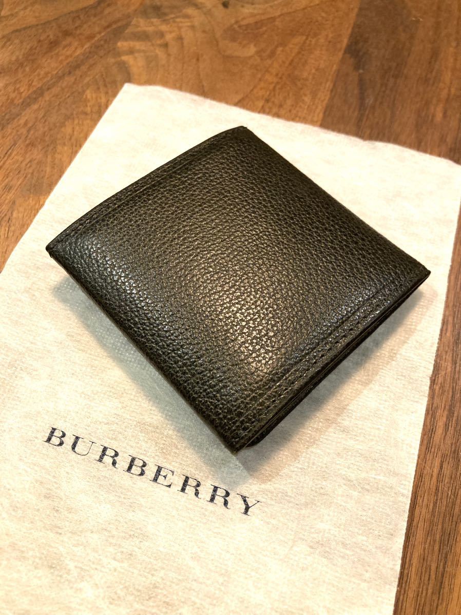 ◆ 未使用品 ◆ BURBERRY バーバリー モスグリーン コインケース 財布 小銭入れ ノバチェック 濃緑_画像6