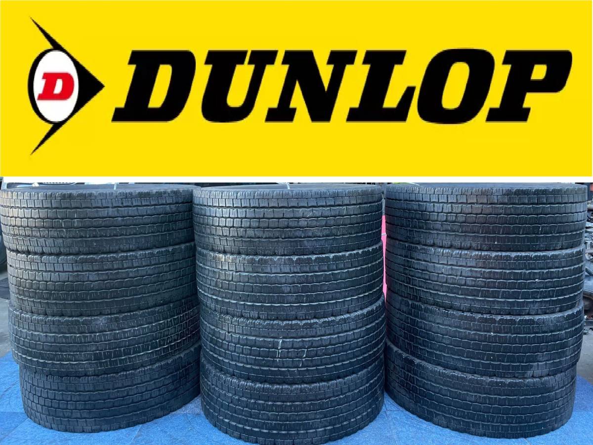 21年製　　スタッドレス　DUNLOP DECTES SP001　245/70R19.5 136/134J　12本セット　 引き取り可能　（G-4）_画像9