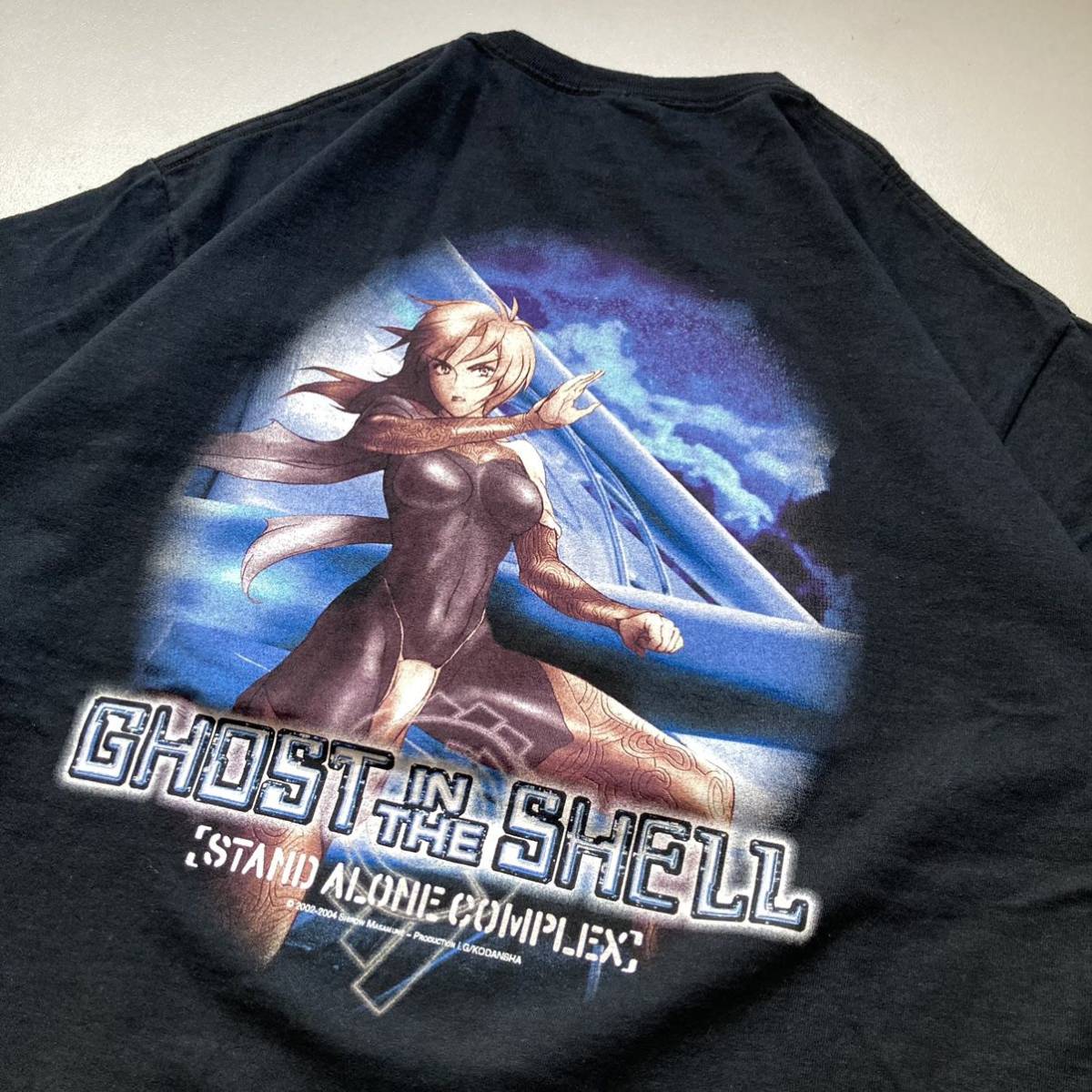 00s GHOST IN THE SHELL T-shirt “size XL” 「STAND ALONE COMPLEX」 @2002-2004 2000年代 攻殻機動隊 アニメTシャツ 半袖_画像3