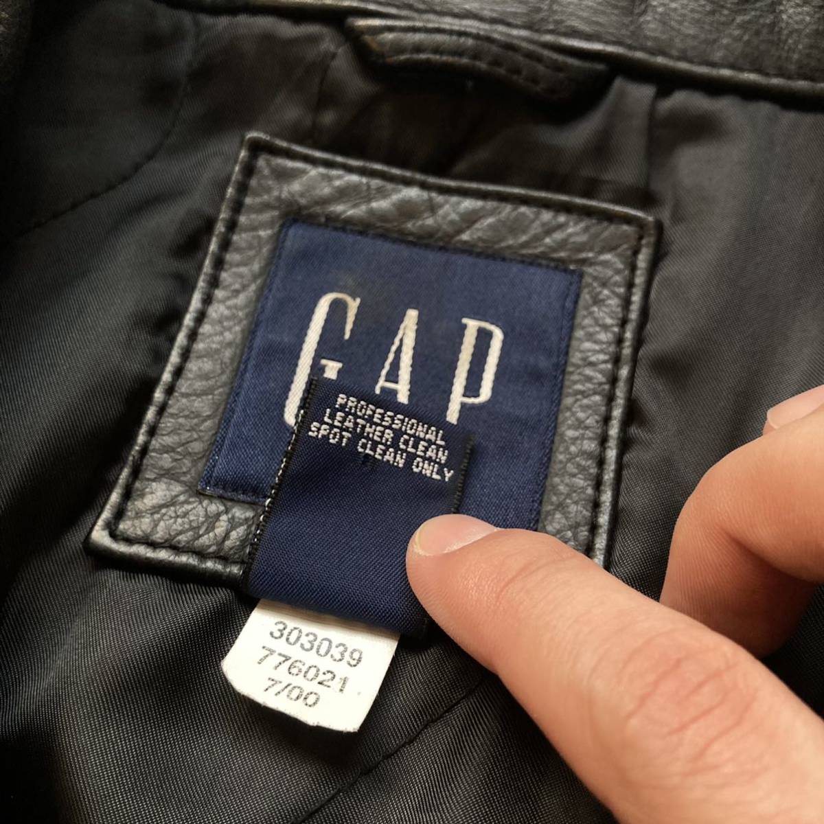 OLD GAP leather car coat “size L” オールドギャップ レザー OLD GAP leather car coat “size L” オールドギャップ レザー