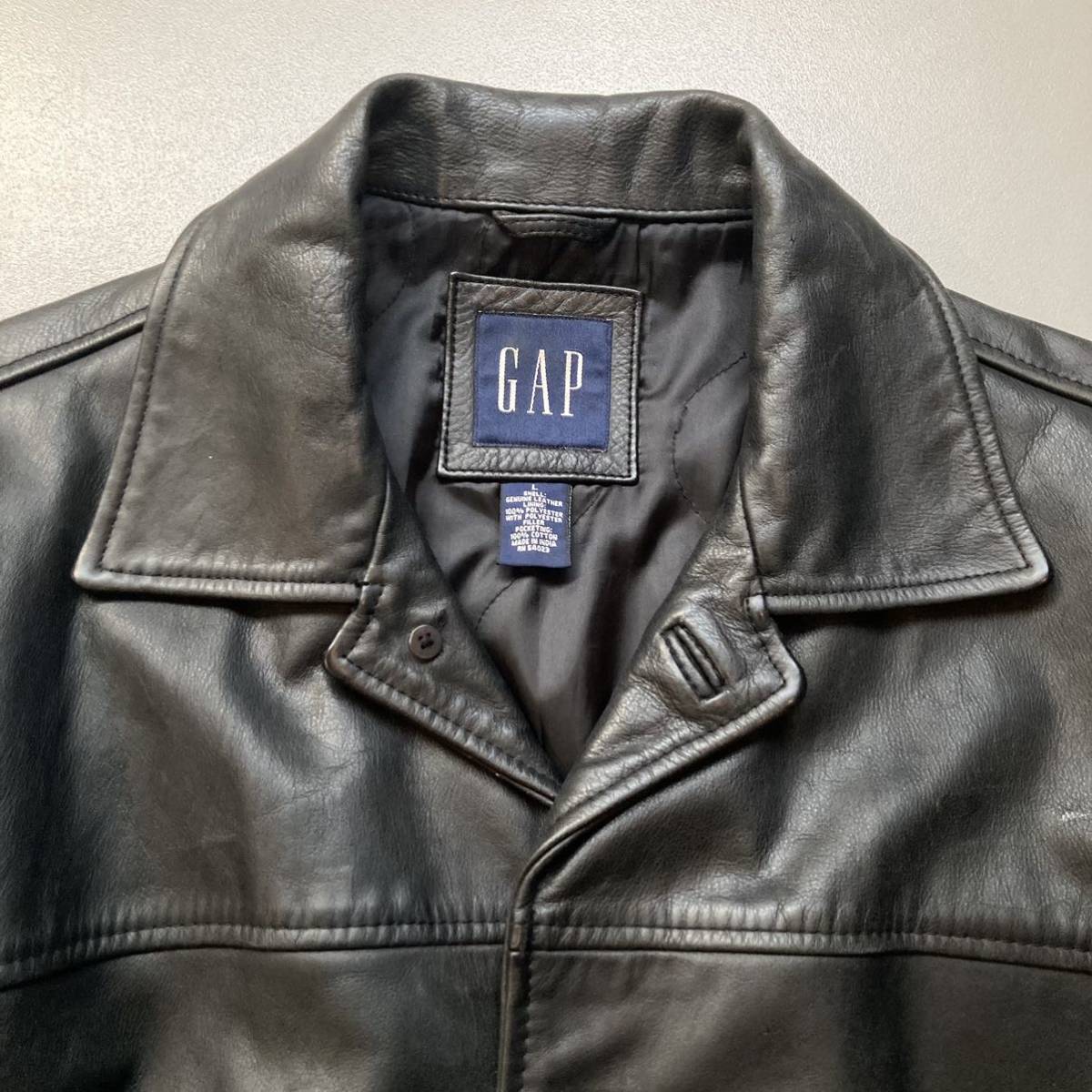 OLD GAP leather car coat “size L” オールドギャップ レザー OLD GAP leather car coat “size L” オールドギャップ レザー
