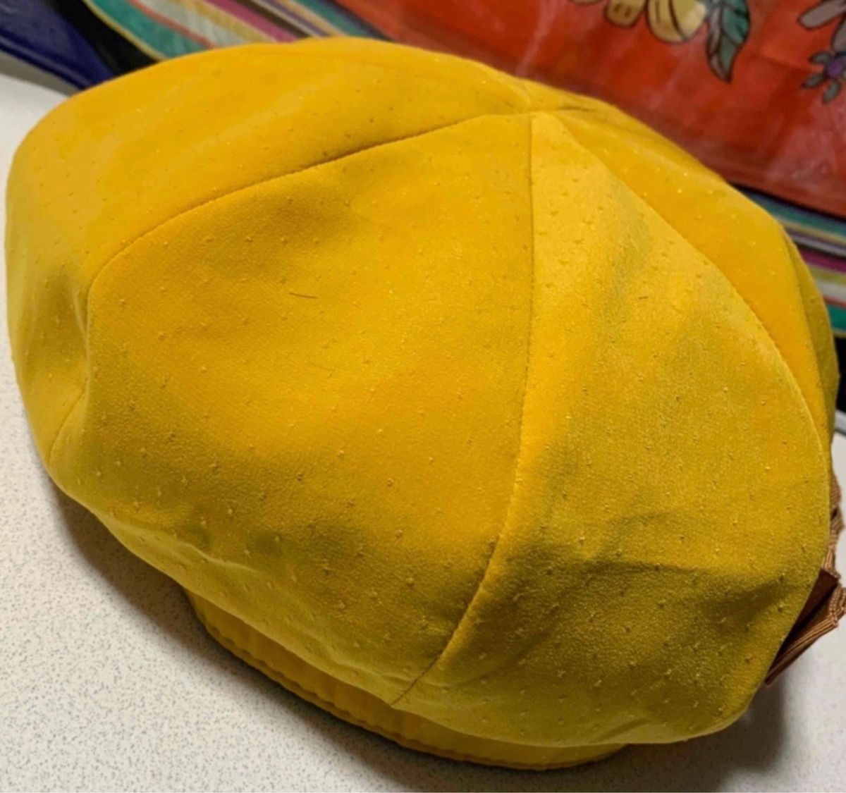 スナイデル snidel ベレー帽 リボン付き フリーサイズ イエロー 黄色 帽子 