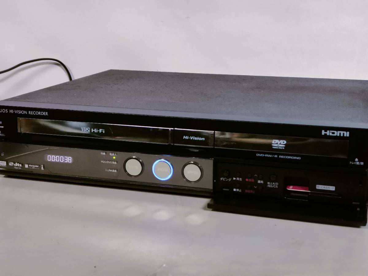 ★SHARP 「DV-ACV52」 HDD250GB VHS一体型ビデオデッキ、DVDレコーダー、ダビング10 ★ リモコンHDMI 付キ ★ 動作品_画像3