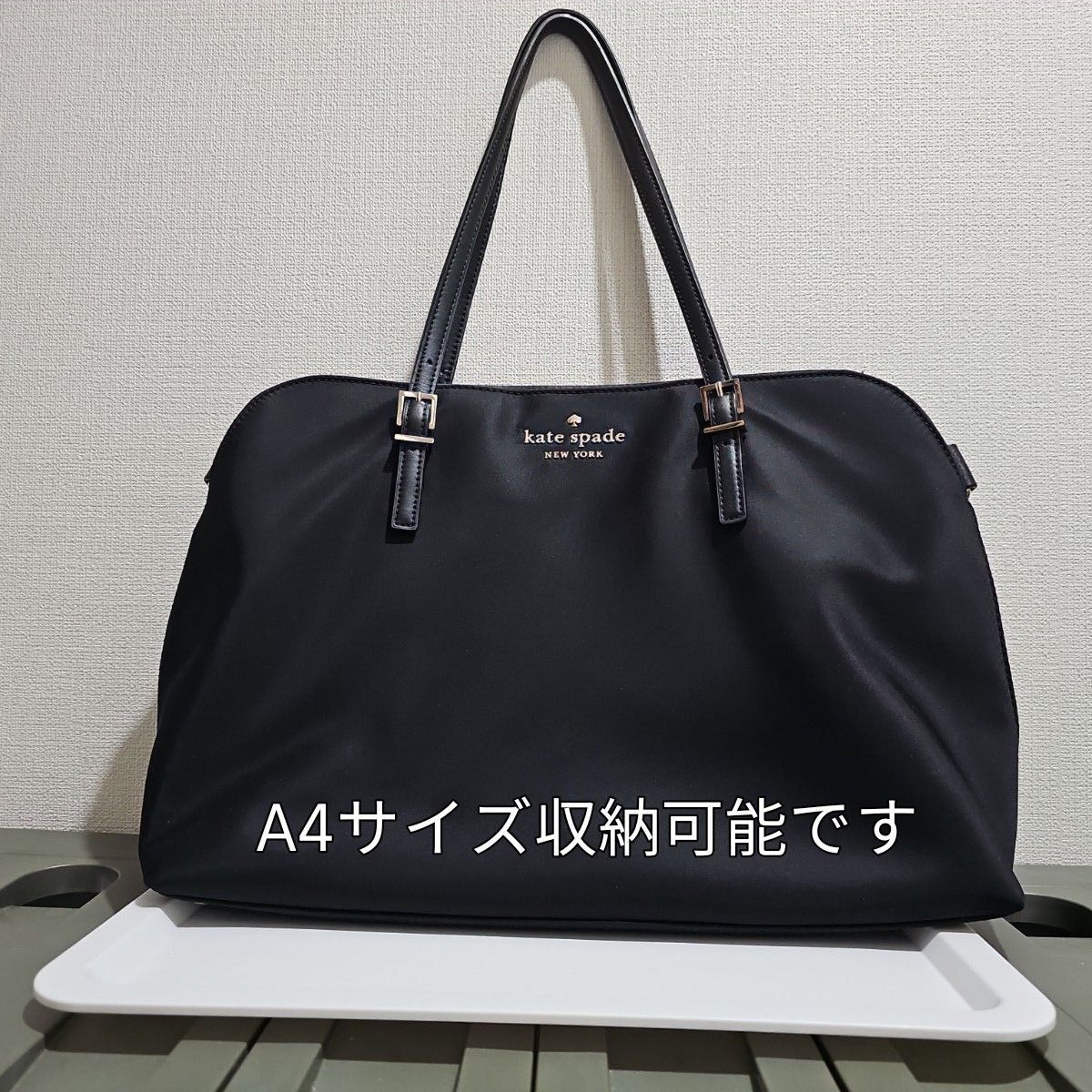 kate spade トートバッグ黒 A4サイズ Yahoo!フリマ（旧）-