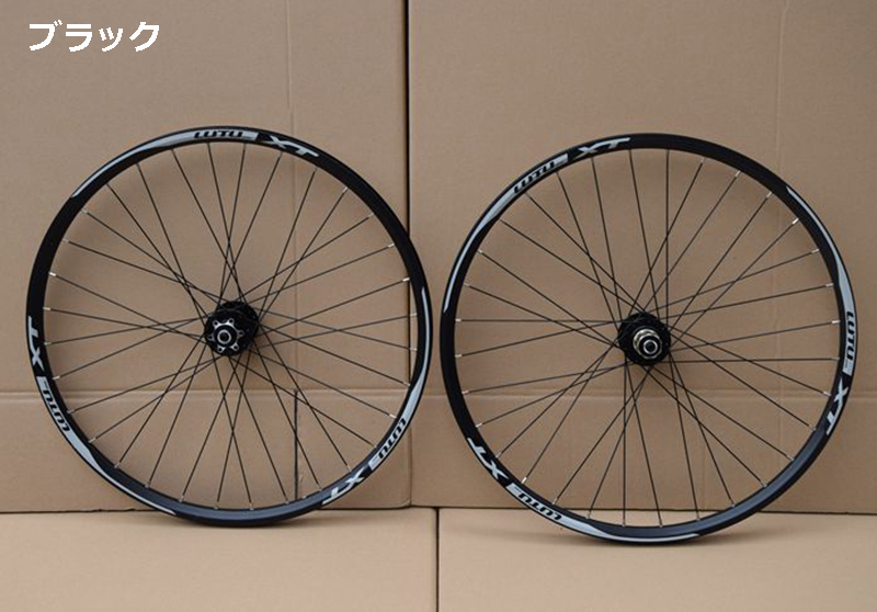 26インチ 前後ホイール 前手組み 後輪完組 SHIMANO XT 26インチ 前後ホイール 前手組み 後輪完組 SHIMANO XT