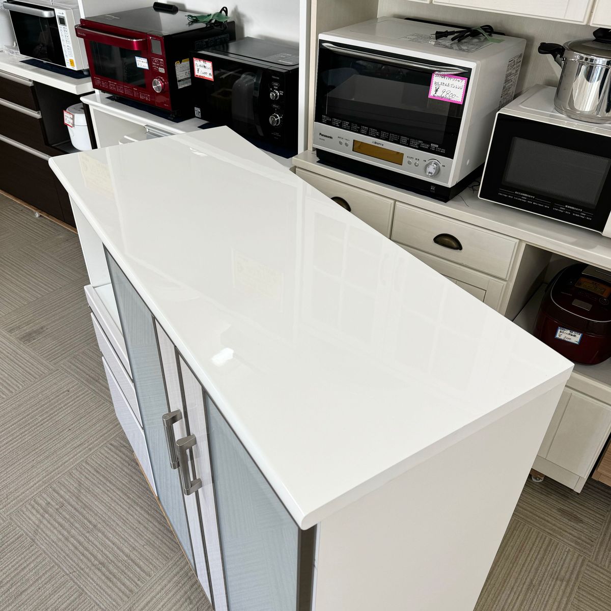 定価64 990円 ニトリ 120cm幅キッチンカウンター ポスティア120 定価64 990円 ニトリ 120cm幅キッチンカウンター ポスティア120