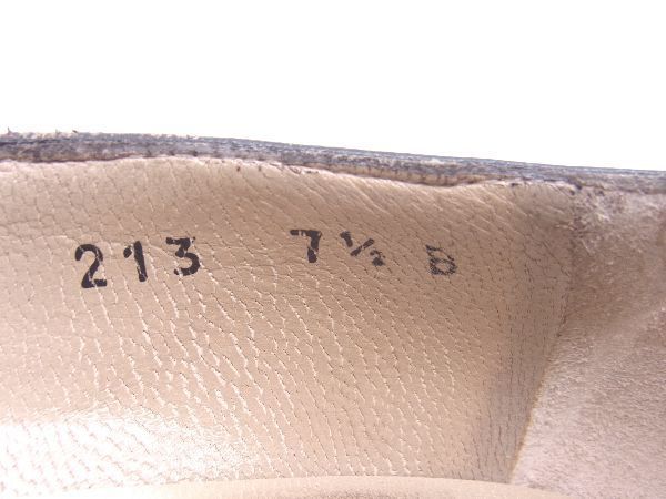 Salvatore Ferragamo フェラガモ ダブルガンチーニ リザード型押し パンプス サイズ7 1/2(約25cm) 靴 シューズ ブラウン系 DD4496_画像6