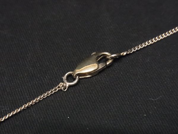 1円 GUCCI グッチ SV925 クロス 十字架 ネックレス アクセサリー メンズ レディース シルバー系 AT1780_画像3