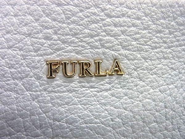 1円 ■極美品■ FURLA フルラ カプリッチョ ホーボー レザー 2WAY ワンハンドル ショルダーバッグ 斜め掛け レディース ブルー系 CB1181_画像6