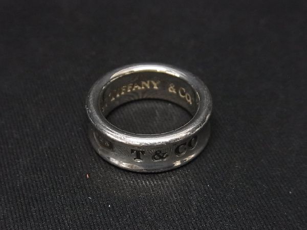 1円 ■極美品■ TIFFANY＆Co ティファニー 1837 ナロー SV925 リング 指輪 アクセサリー 約7号 レディース シルバー系 BG3233_画像1