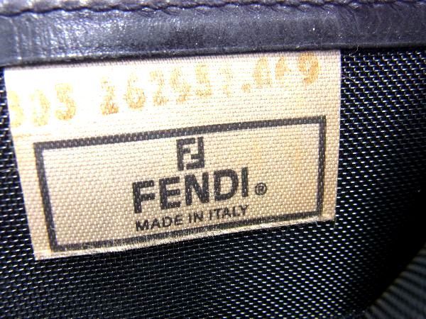 1円 FENDI フェンディ メッシュ×レザー シースルー トート ハンドバッグ ショルダーバッグ 肩掛けかばん レディース ブラック系 AU0568_画像6